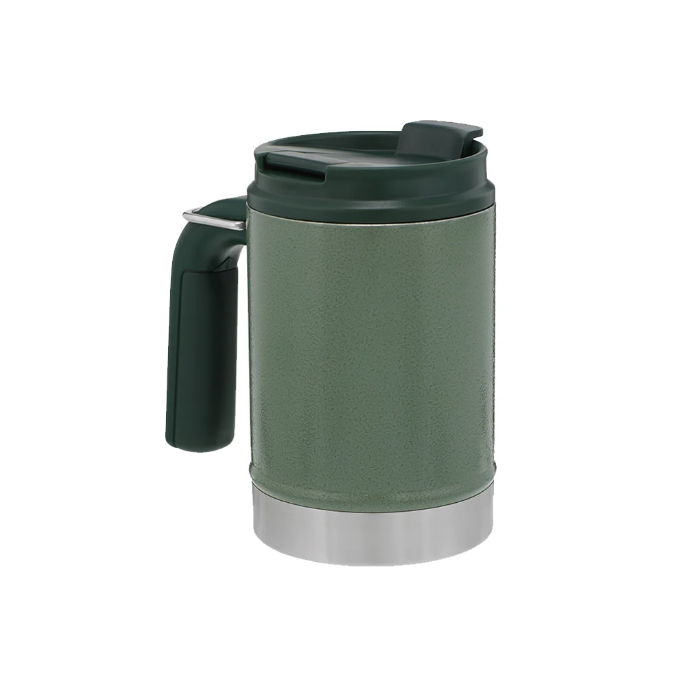 Stanley Classic Vacuum Steel Camp Mug 16oz Hammertone Green - Image 5