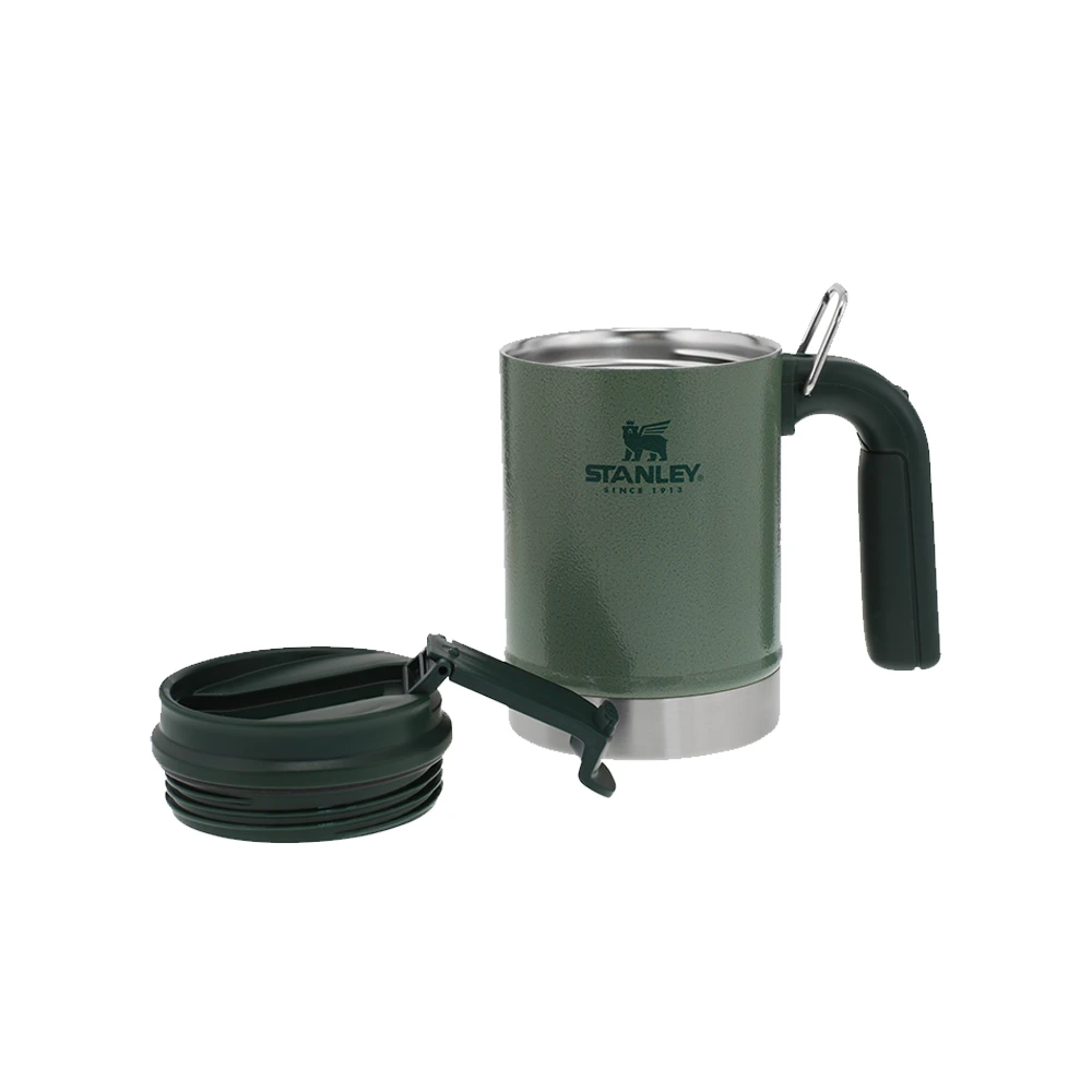 Stanley Classic Vacuum Steel Camp Mug 16oz Hammertone Green - Image 6