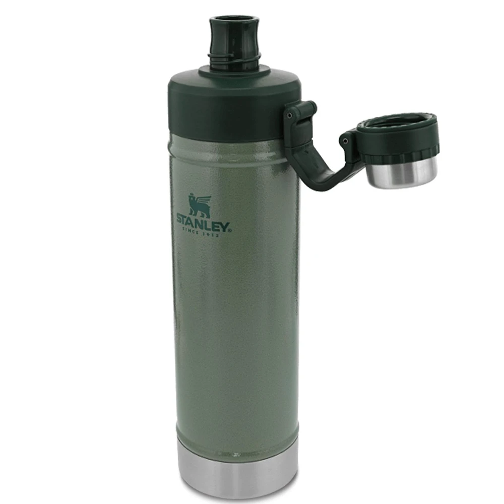Stanley Classic Vaccum Water Bottle 20oz Hammertone Green - Image 4