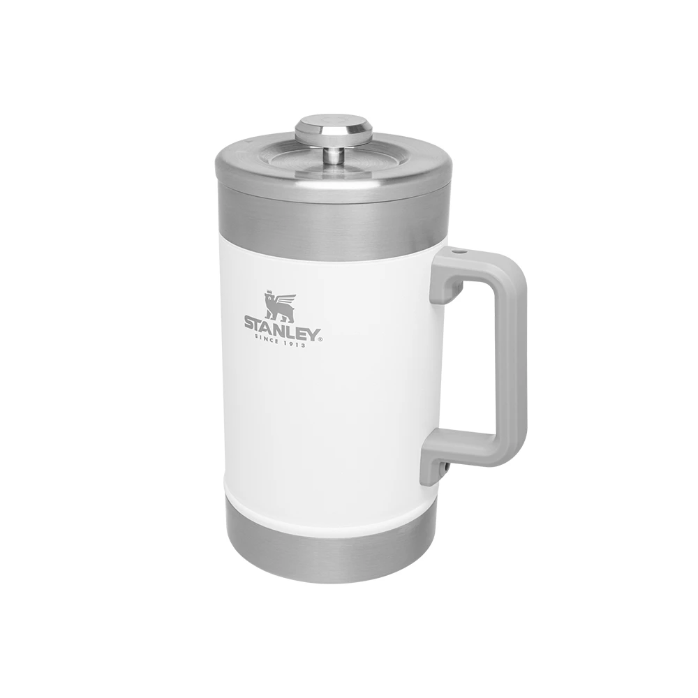 Stanley Classic Vacuum French Press 48OZ Polar White - Image 3