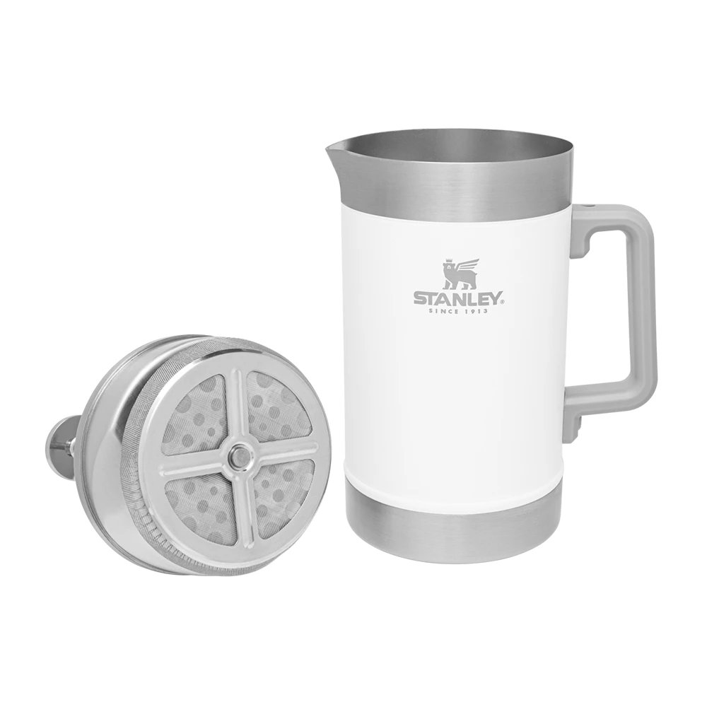 Stanley Classic Vacuum French Press 48OZ Polar White - Image 4