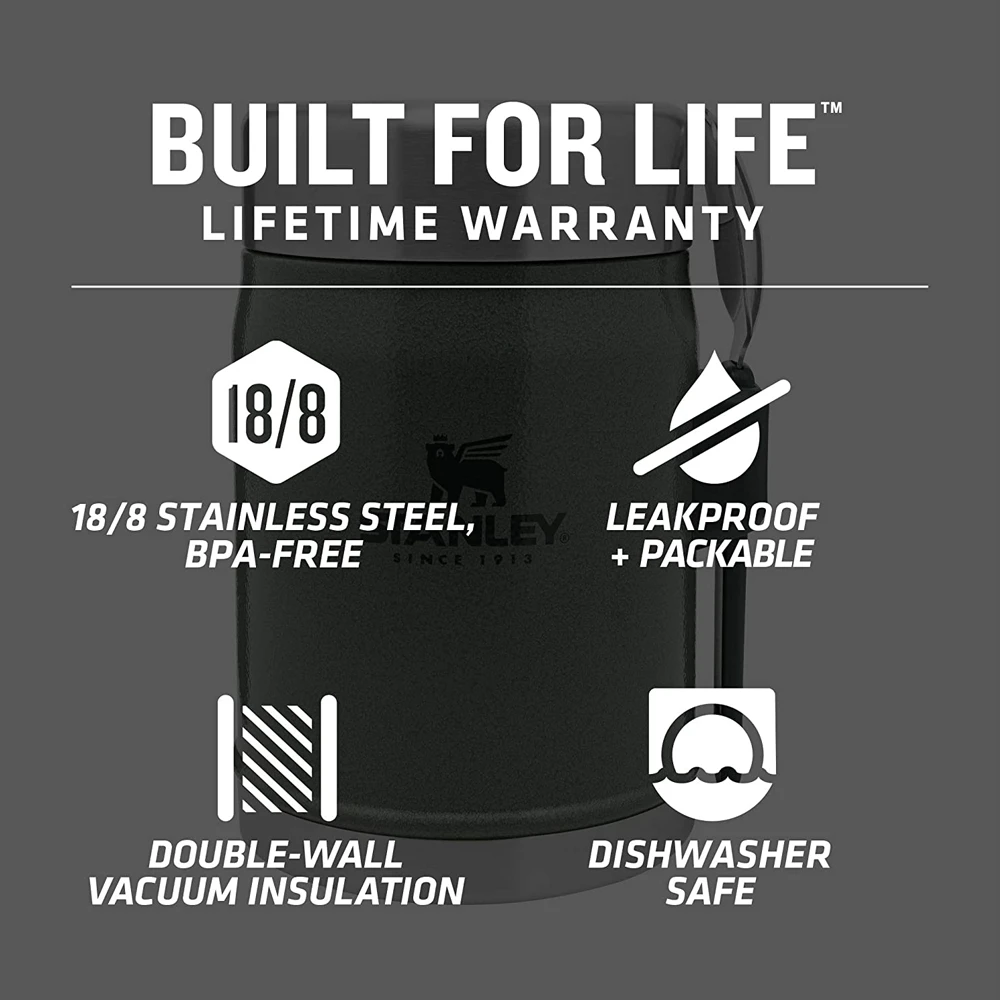 Stanley Classic Legendary Food Jar + Spork (14oz) - Image 6