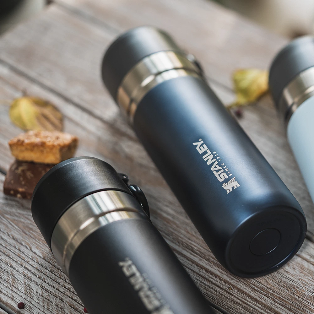 Stanley Go Slim Bottle 16oz - Hammertone Green - Image 6