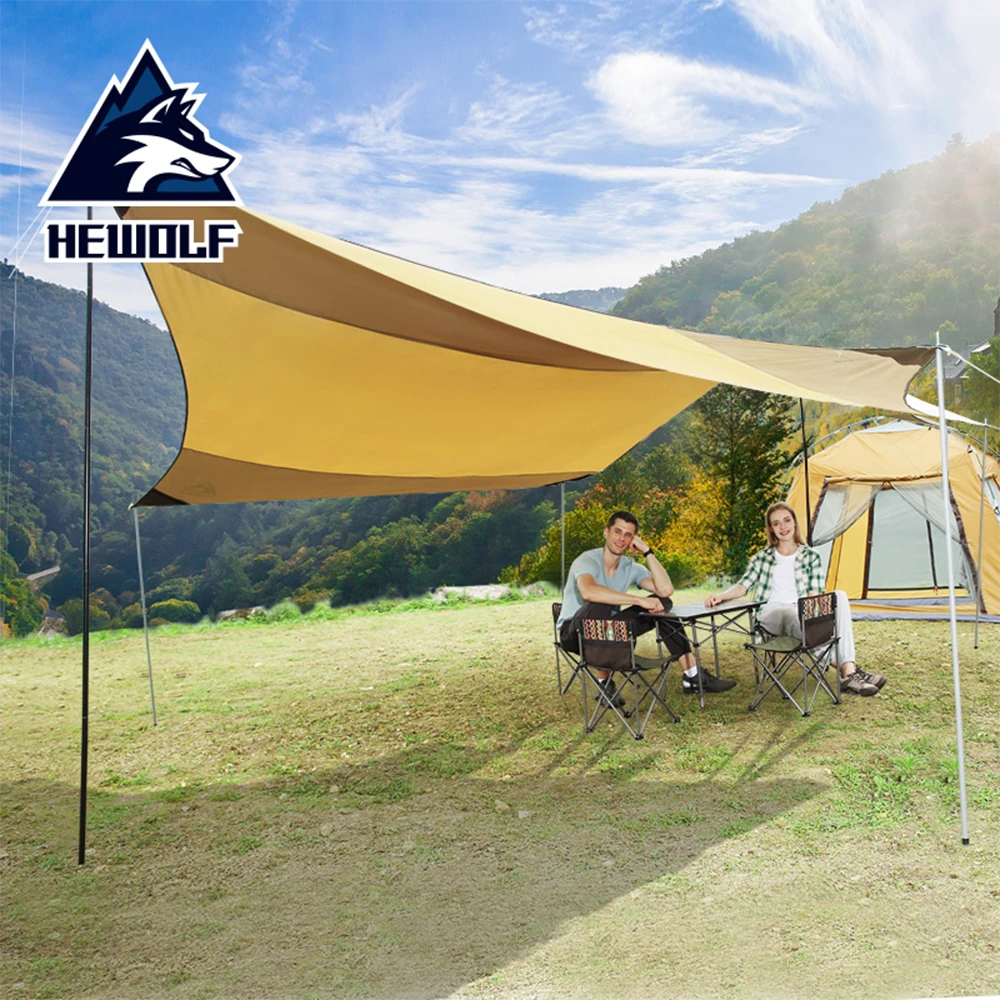 Hewolf 6-10P Outdoor Camping Tarp - Image 2