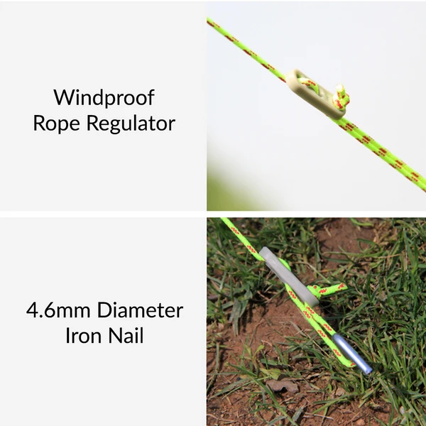 Hewolf 4-8P Outdoor Camping Tarp - Image 9