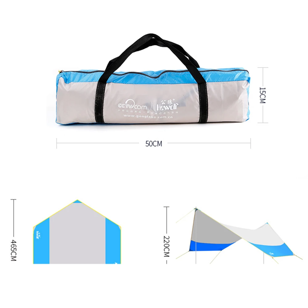 Hewolf 4-8P Outdoor Camping Tarp - Image 11