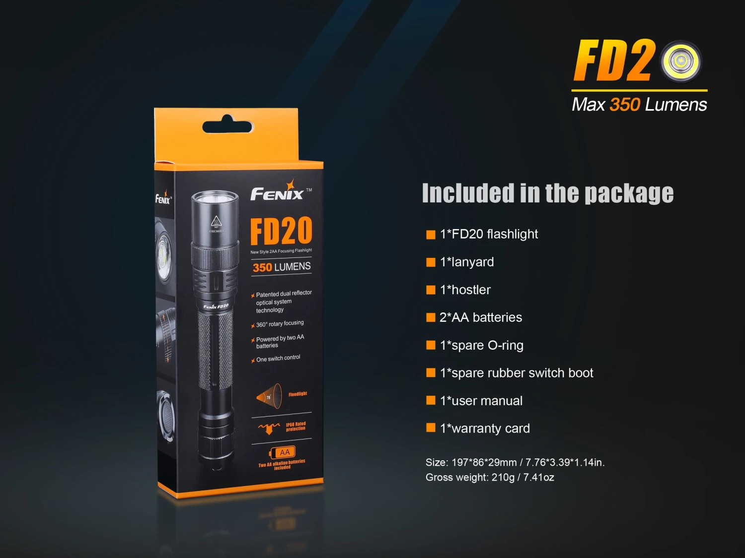 Fenix FD20 LED Flashlight - Image 6