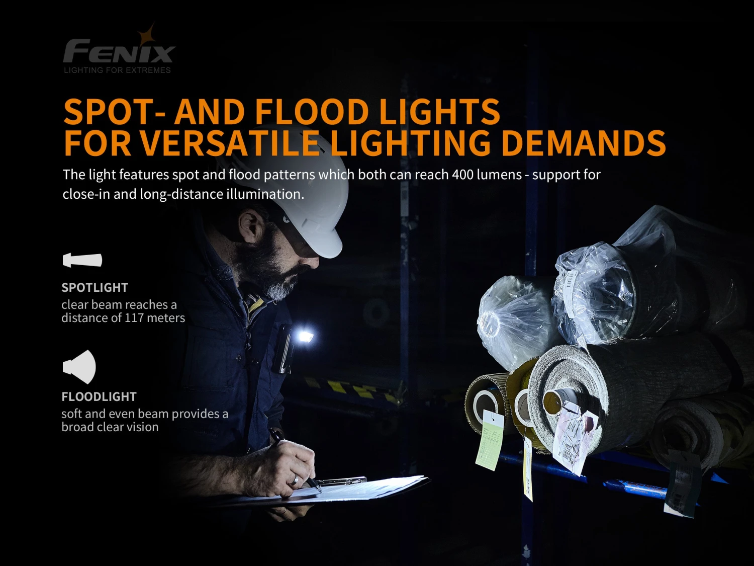 Fenix WT20R XP-G2 S2 Multi-Functional Work LED Flashlight - Image 4