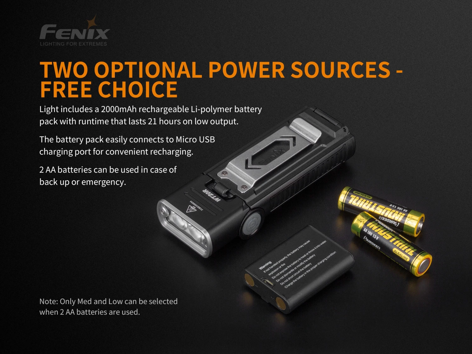 Fenix WT20R XP-G2 S2 Multi-Functional Work LED Flashlight - Image 8