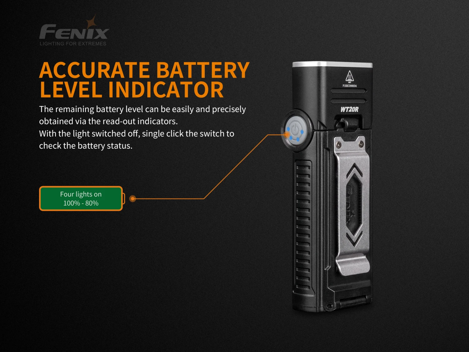 Fenix WT20R XP-G2 S2 Multi-Functional Work LED Flashlight - Image 9