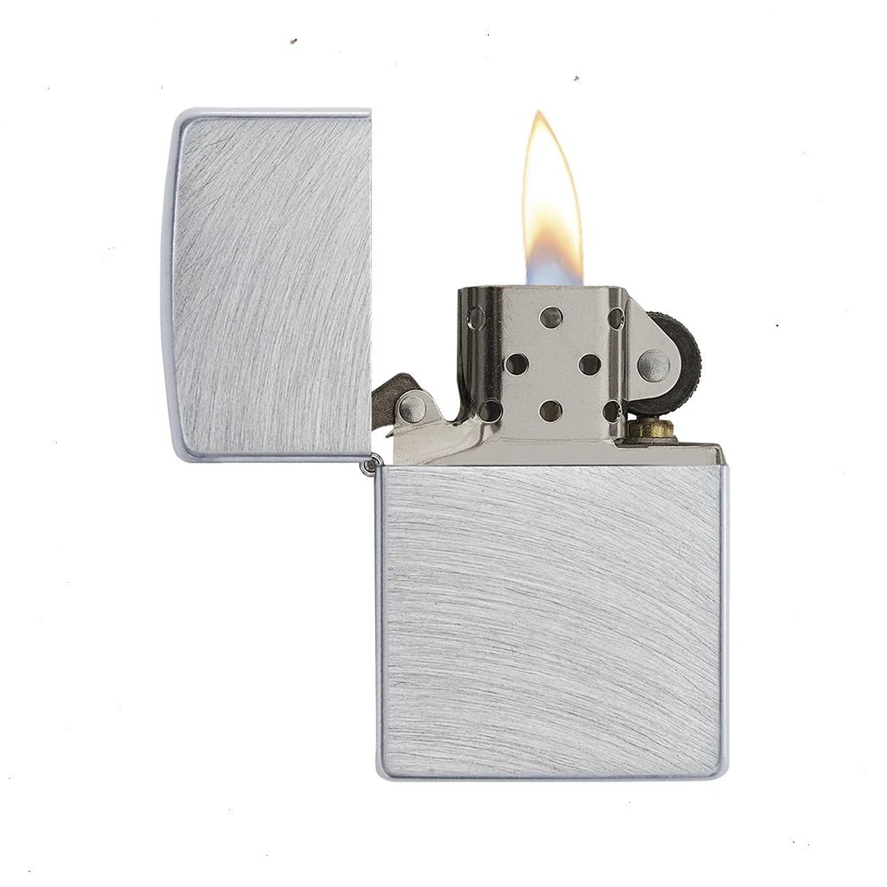 Zippo Regular Chrome Arch Refillable Windproof Lighter - 246487 - Image 2