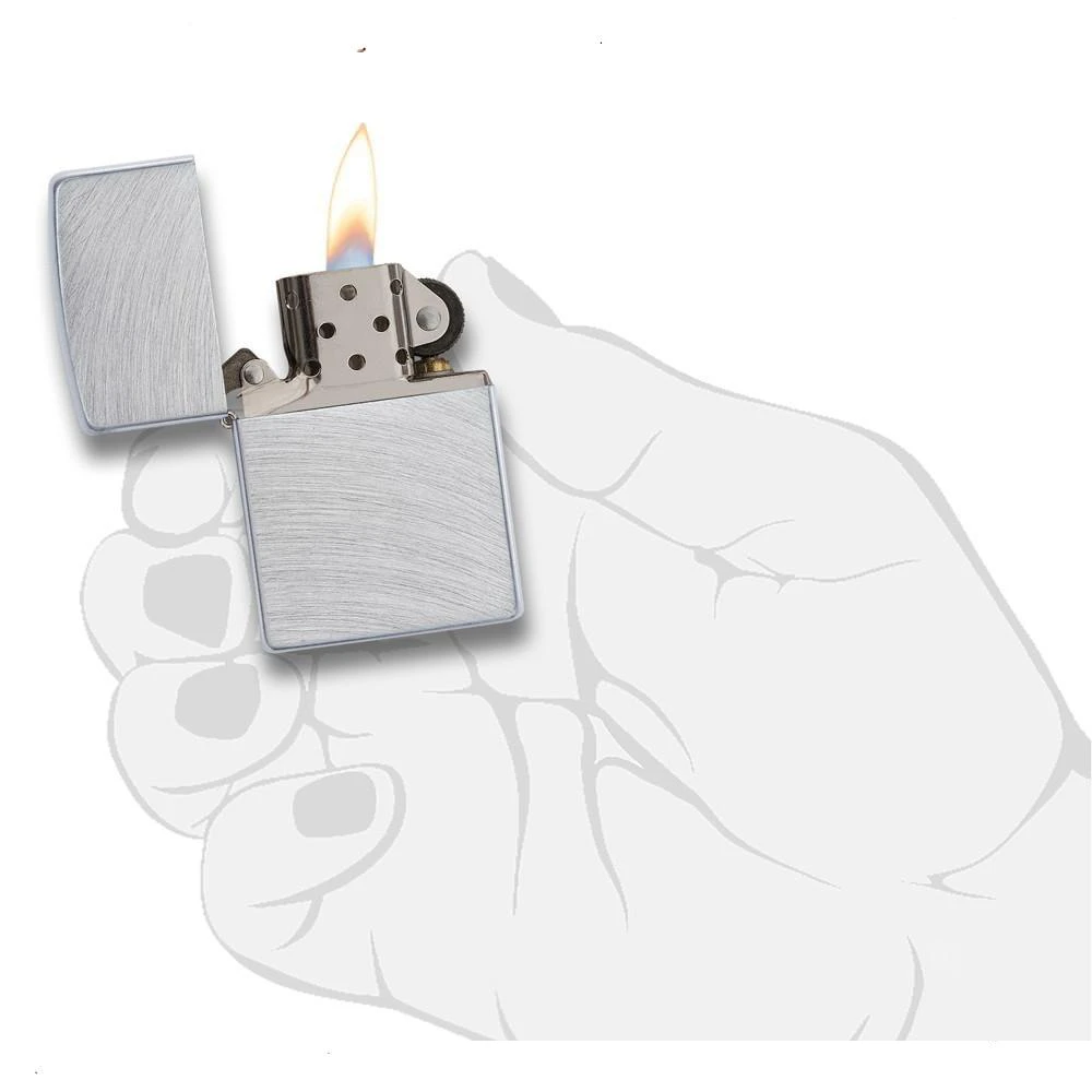 Zippo Regular Chrome Arch Refillable Windproof Lighter - 246487 - Image 5