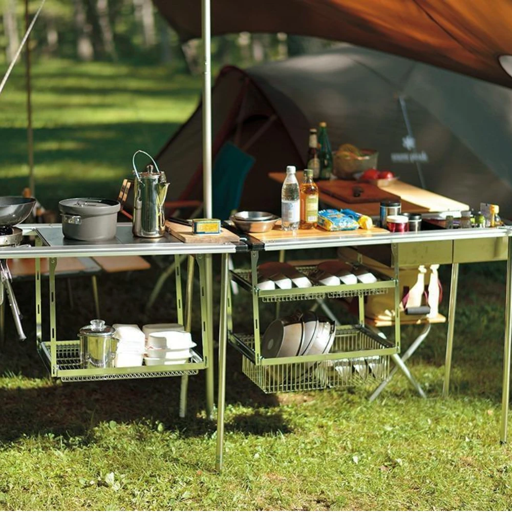 Snow Peak Hanging Rack Frame 2 Stages Set - Image 5