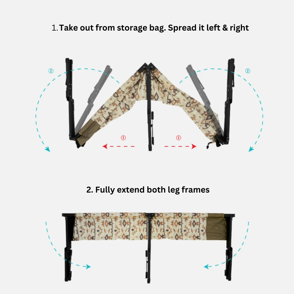 KZM Camp Cot Bed - Image 3