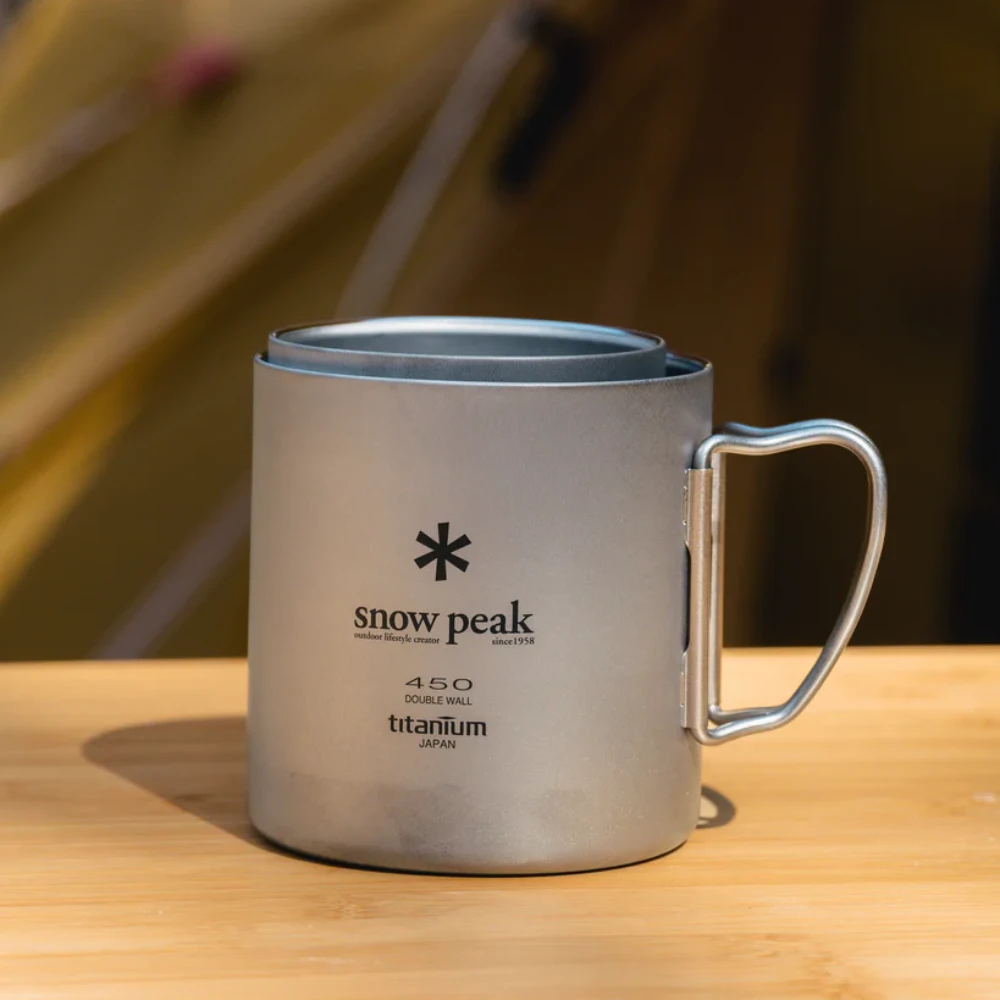 Snow Peak Ti-Double 300 Mug - Image 4