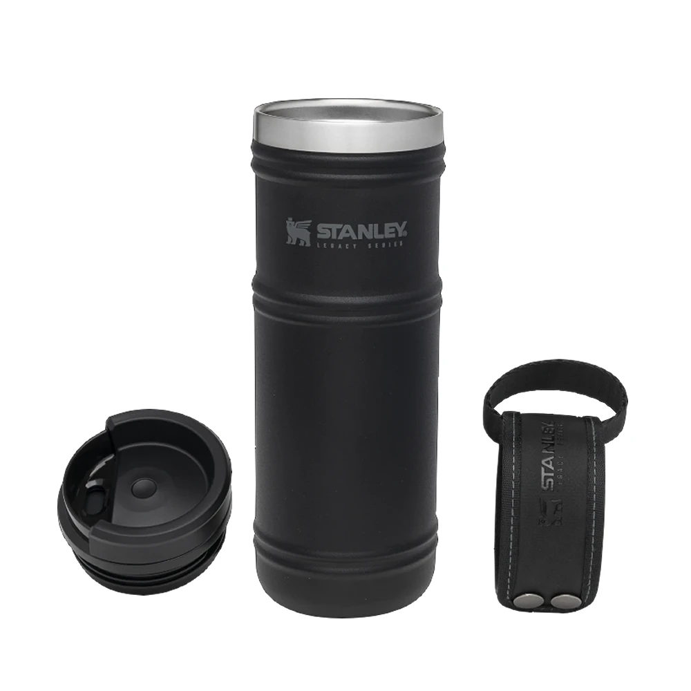 Stanley Legacy Neverleak Travel Mug 16oz - Foundry Black - Image 4