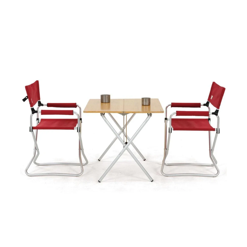 Snow Peak Folding Chair Wide Red - Image 6