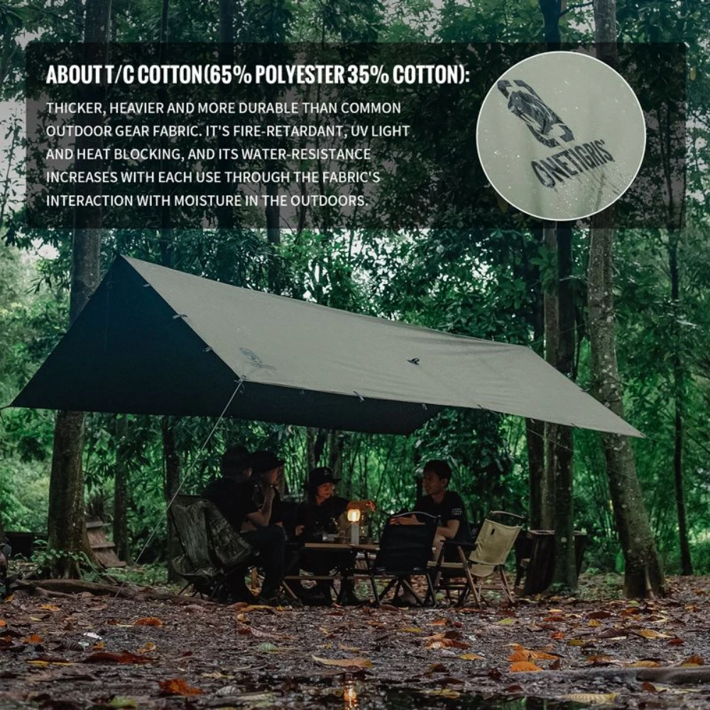 OneTigris FJORD T/C Camping Tarp - Image 7