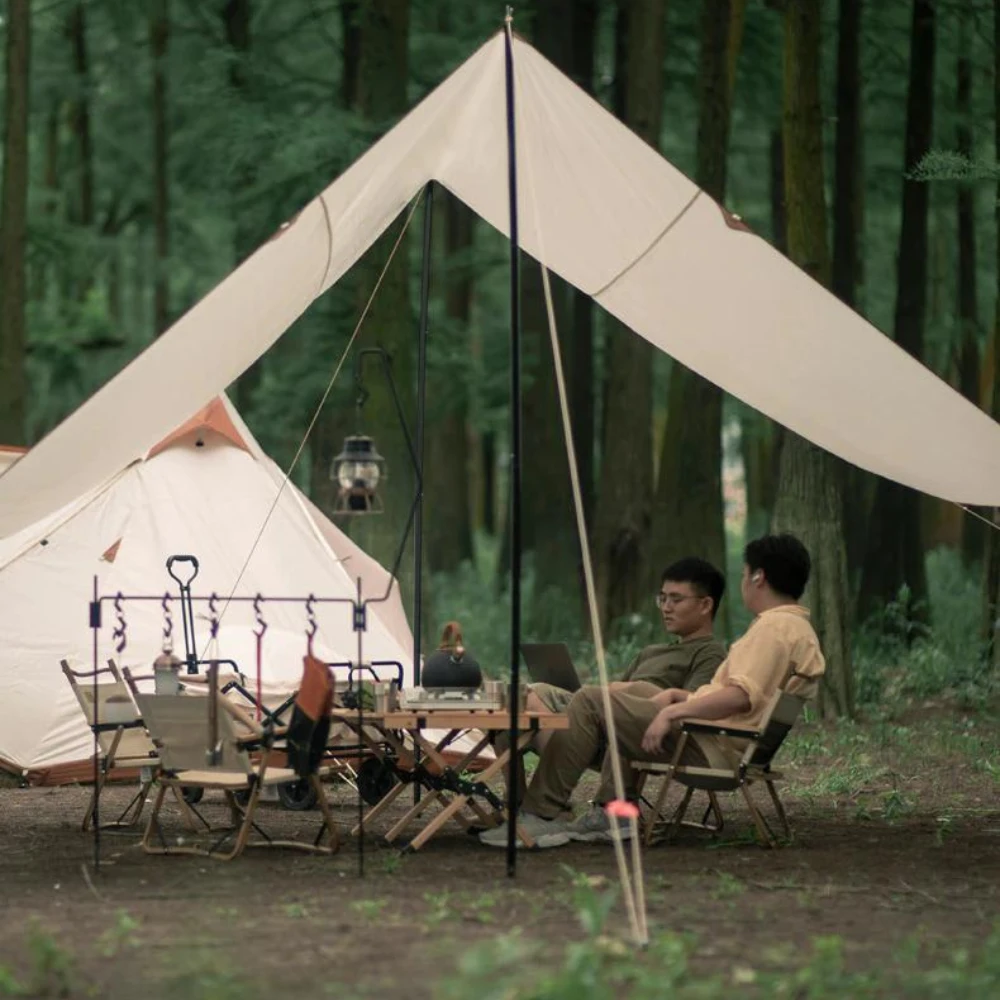 Adventurer Tanxianzhe Waterproof Awning Anti-tearing Sunshade Tarp Outdoor Camping Tan - Image 11