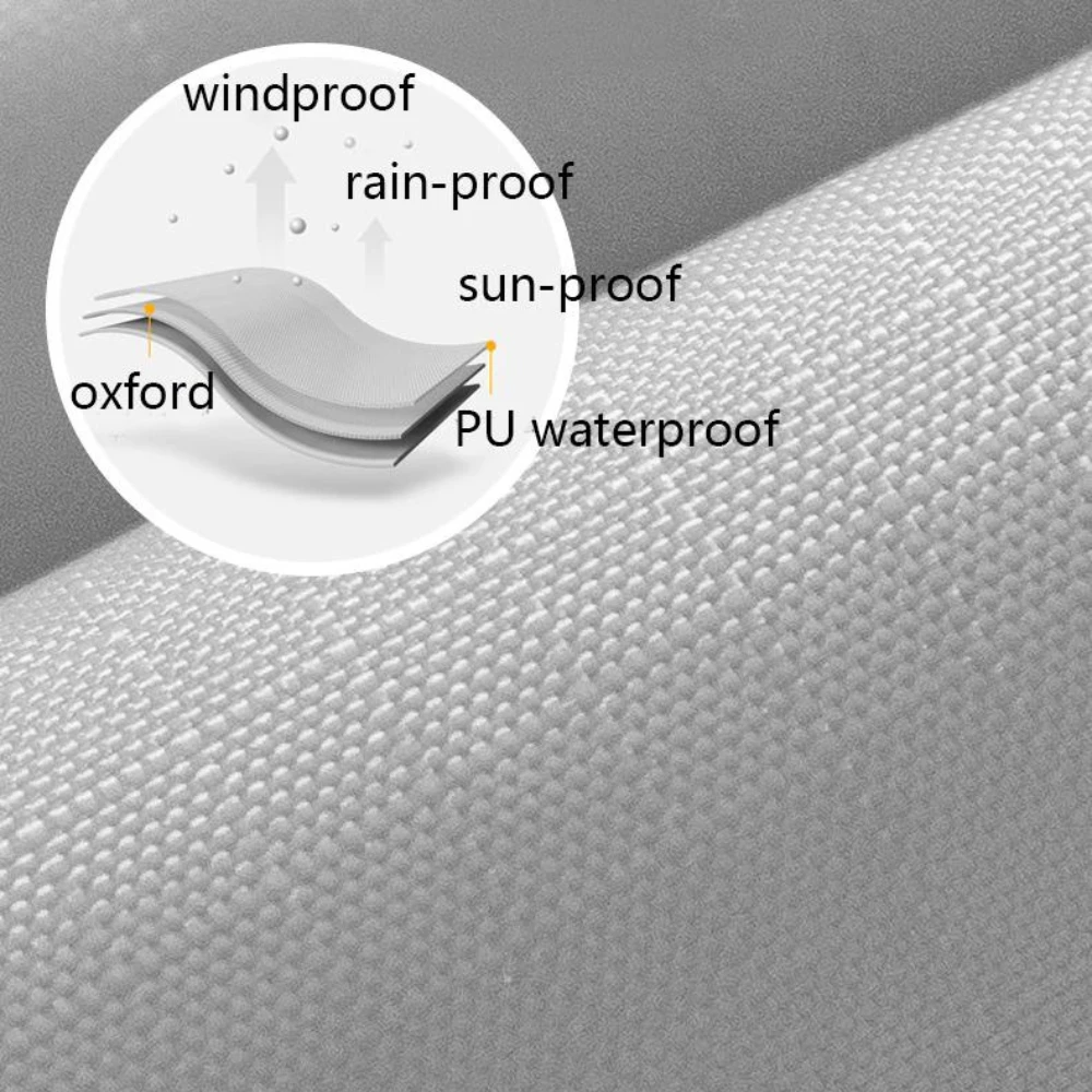 Adventurer Tanxianzhe Waterproof Awning Anti-tearing Sunshade Tarp Outdoor Camping Tan - Image 4