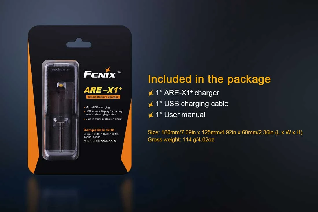 Fenix ARE-X1+ Smart USB Battery Charger - Image 2