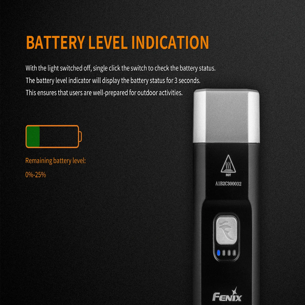 Fenix BC25R USB Rechargable Bicycle Light - Image 6