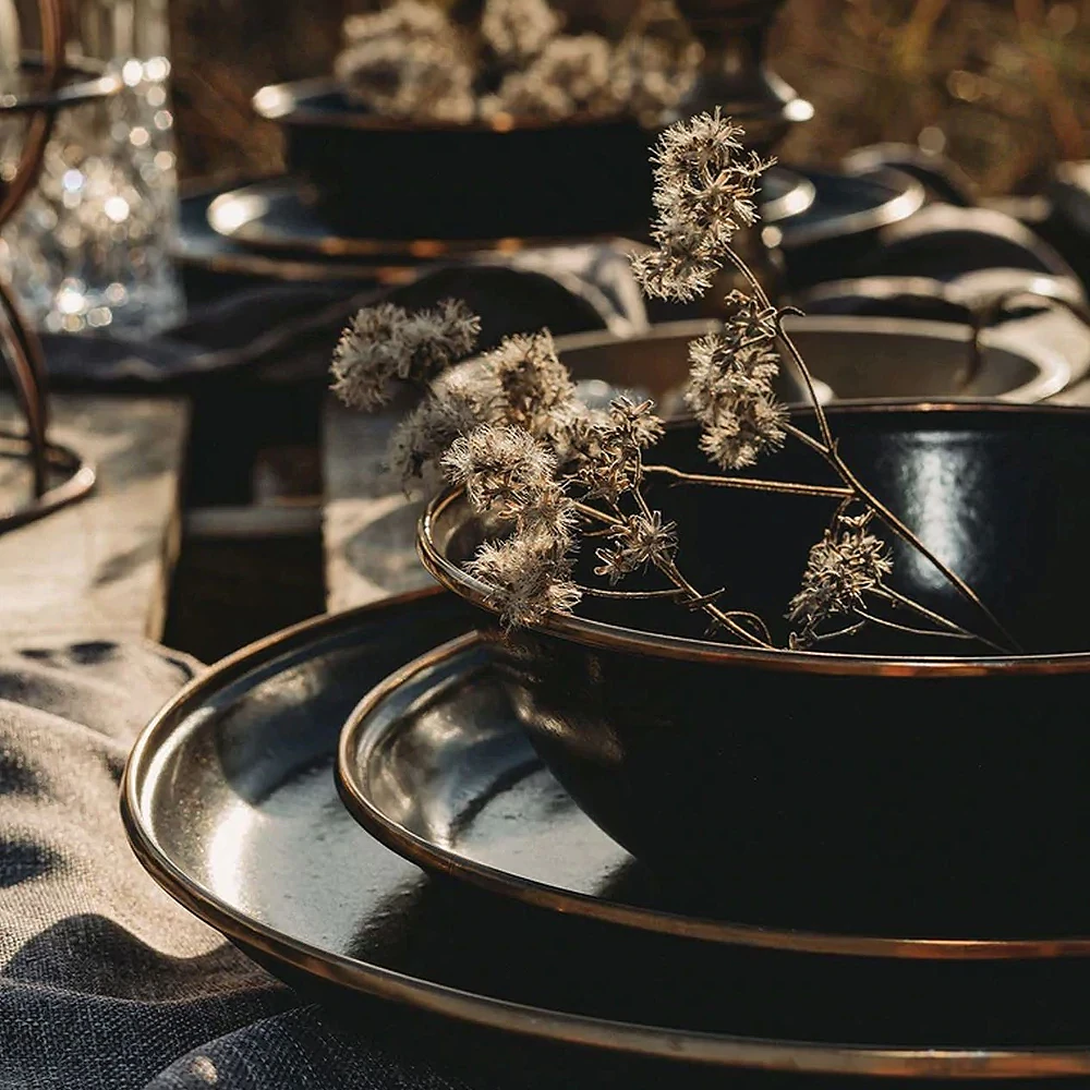 Barebones Enamel Bowl - Set Of 2 - Image 14