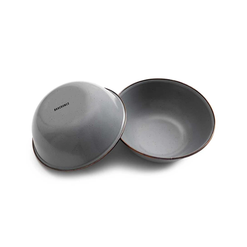 Barebones Enamel Bowl - Set Of 2 - Image 5