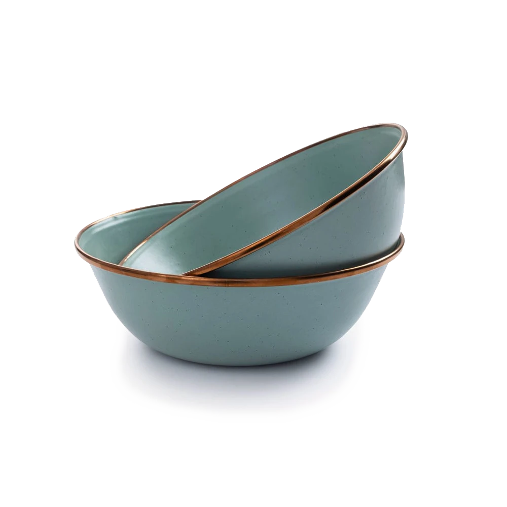 Barebones Enamel Bowl - Set Of 2