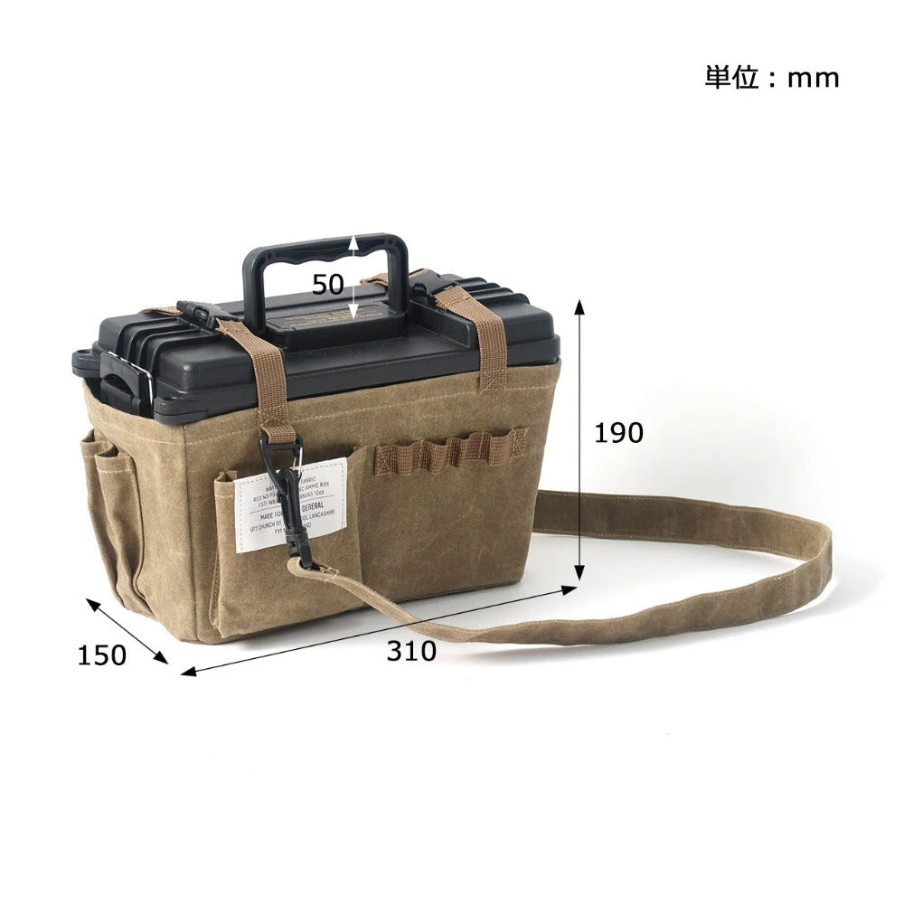 Post General Waxed Canvas Ammo Tool Box - Image 5