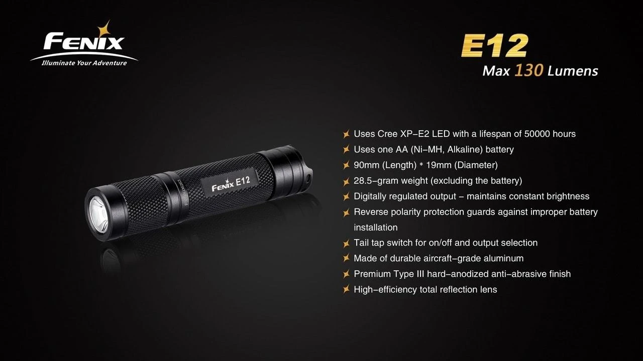 Fenix E12 XP-E LED Flashlight - Image 7