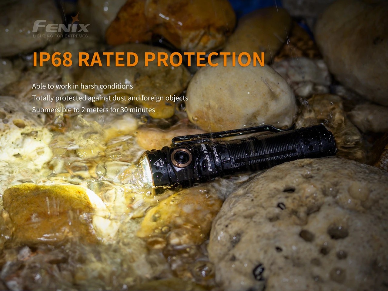 Fenix E30R Luminus SST40 LED Flashlight BLACK - Image 10
