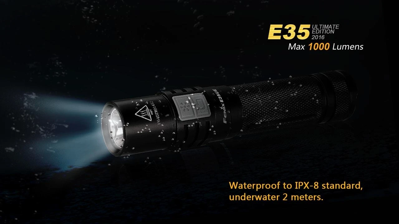Fenix E35 XL-L2 UE LED Flashlight Black 2016 Version - Image 11