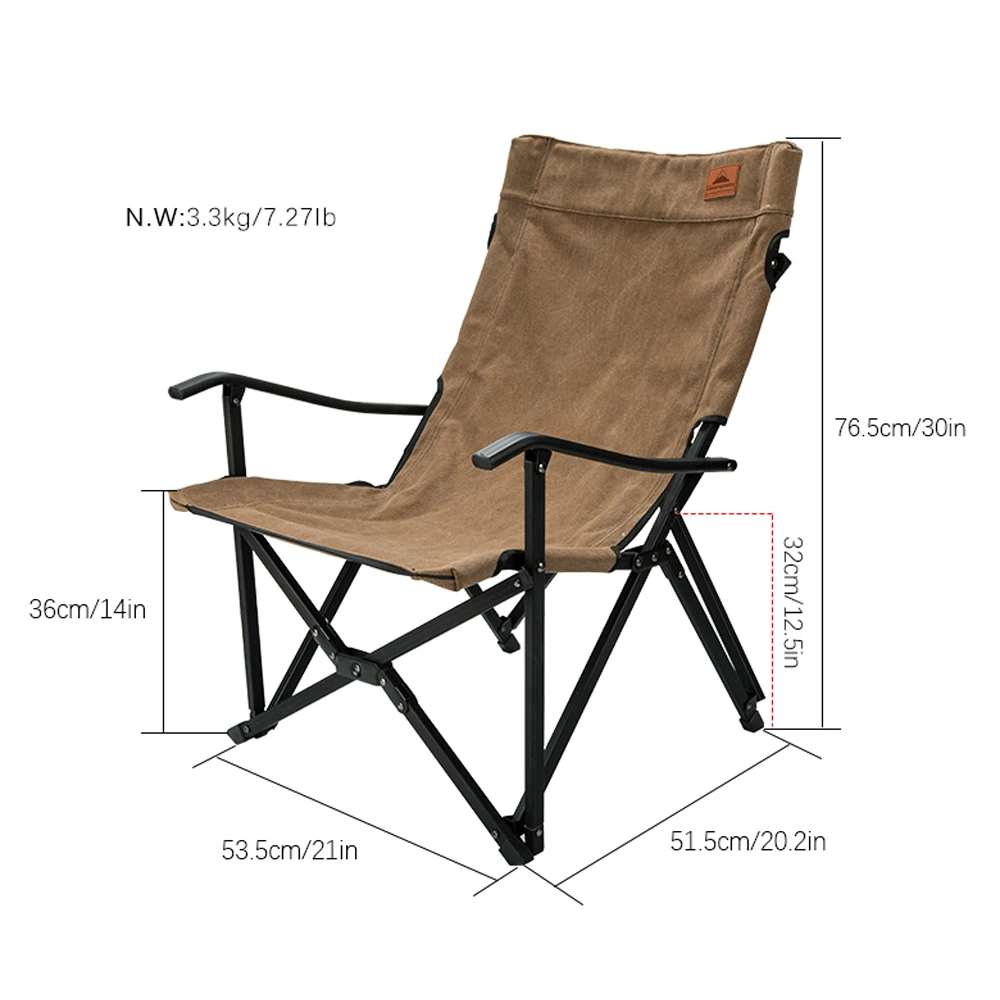 Campingmoon Foldable Camping Chair - Image 3