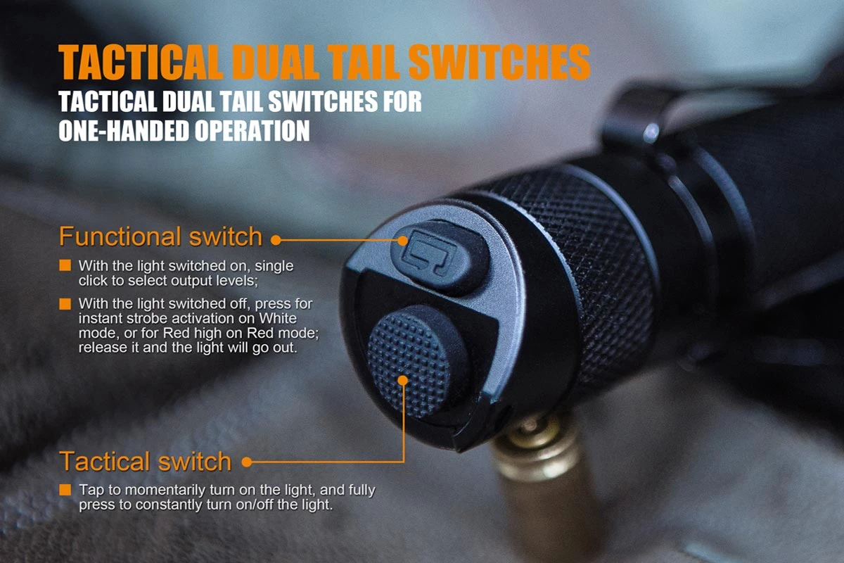 Fenix TK25 RED LED Flashlight - Image 7