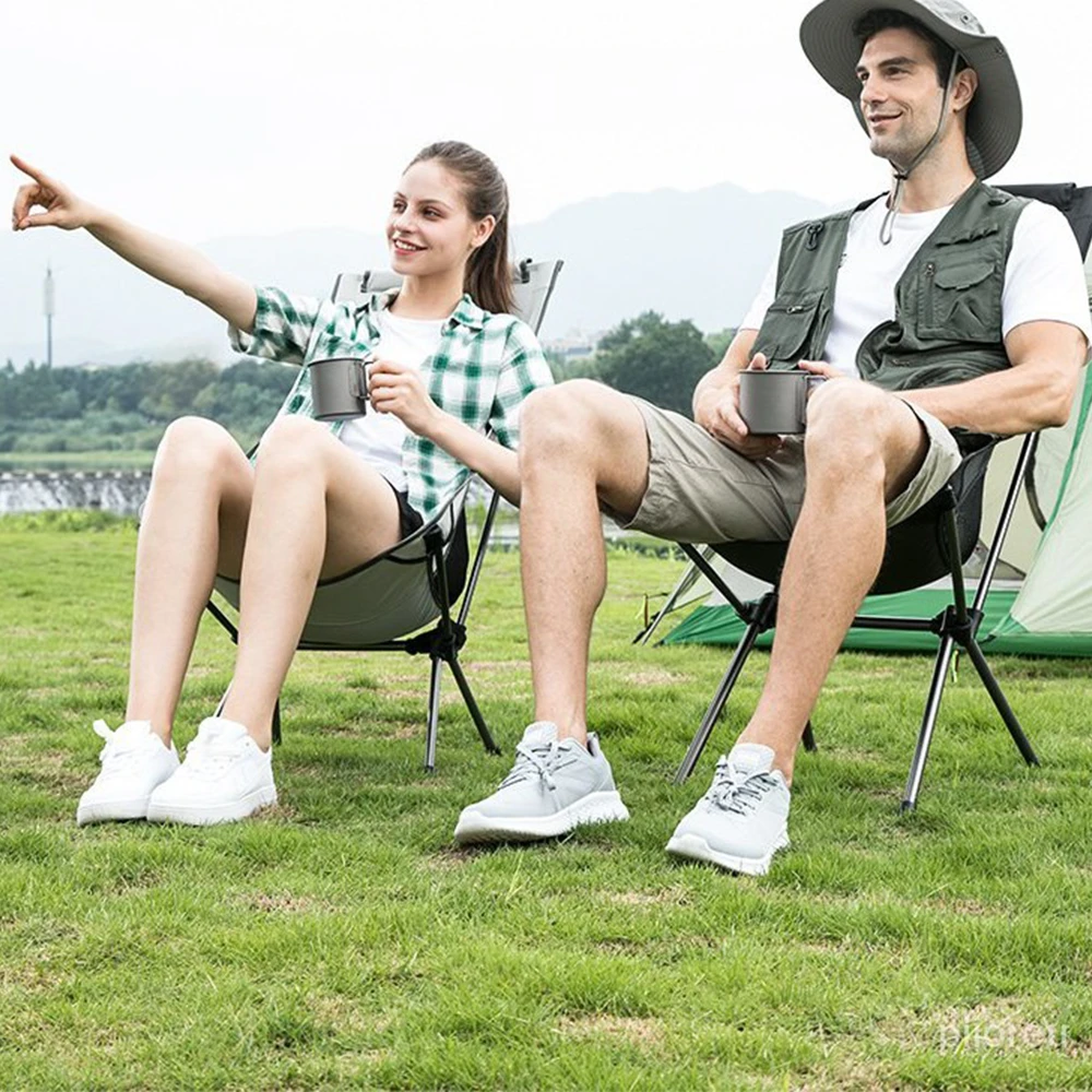 Hewolf Space Large Aluminum Alloy Foldable Chair - Image 7