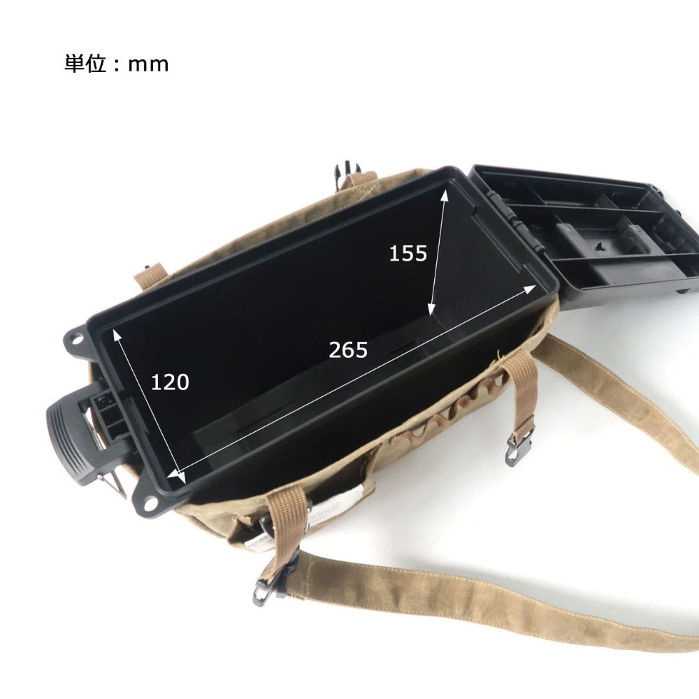 Post General Waxed Canvas Ammo Tool Box - Image 6