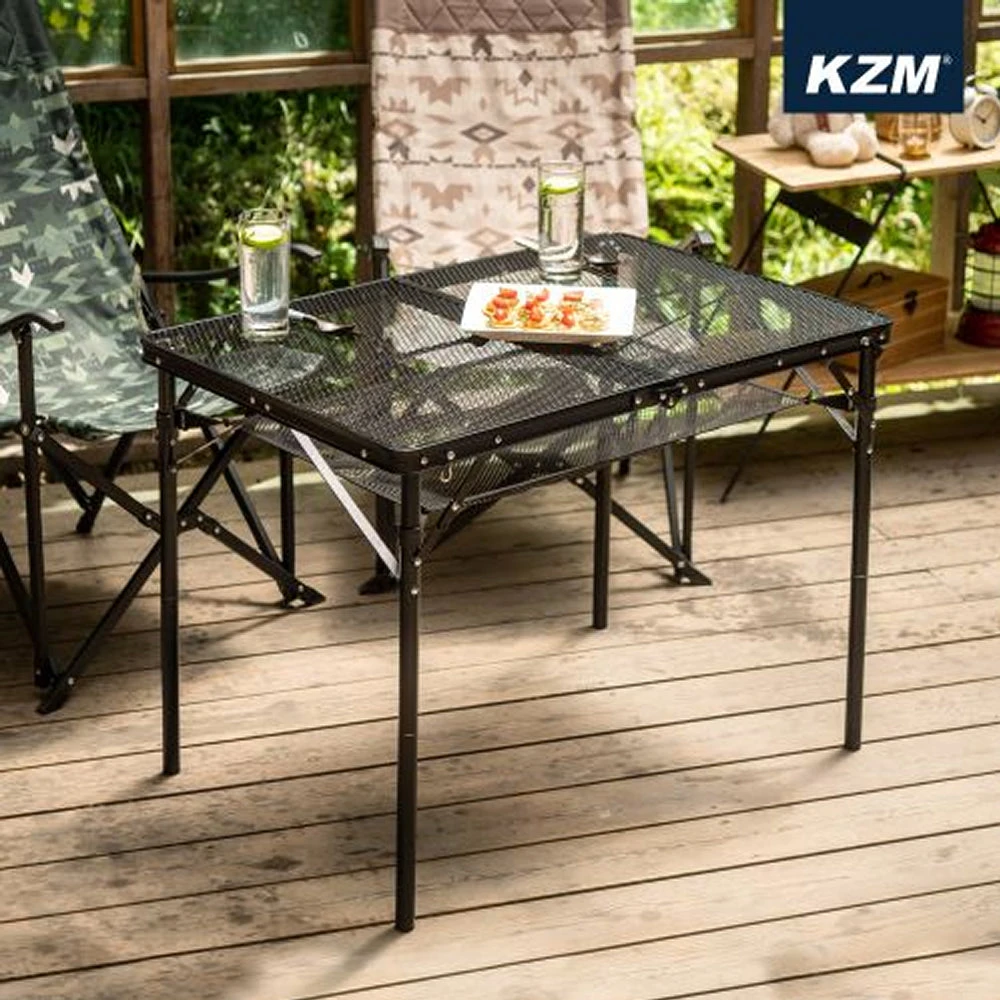 KZM Union Iron Mesh 2 Folding Table - Image 2