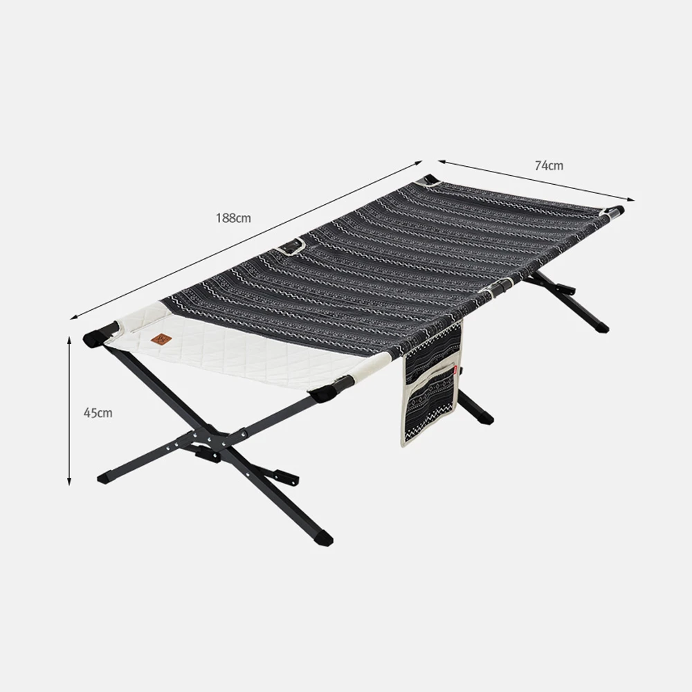 KZM Wide Black Cot - Image 4