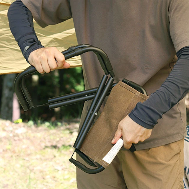 Post General Waxed Canvas Compact Stool - Image 10