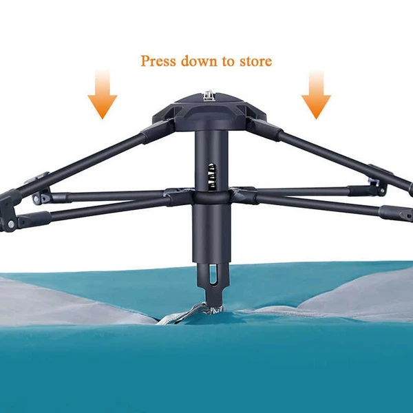 Hewolf Auto 4 Person Tent Teal - Image 6