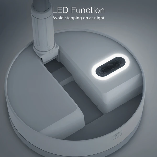 P10 Folding Retractable Camping Fan - Black - Image 9