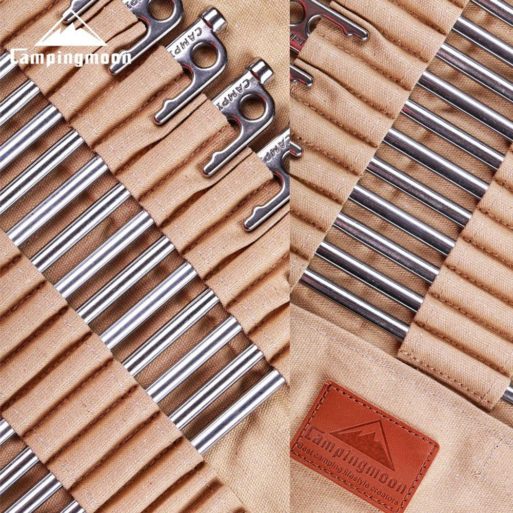 Campingmoon Stainless Steel Tent Pegs Silver - Image 11