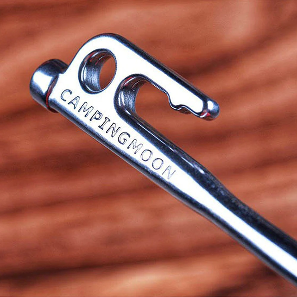 Campingmoon Stainless Steel Tent Pegs Silver - Image 12