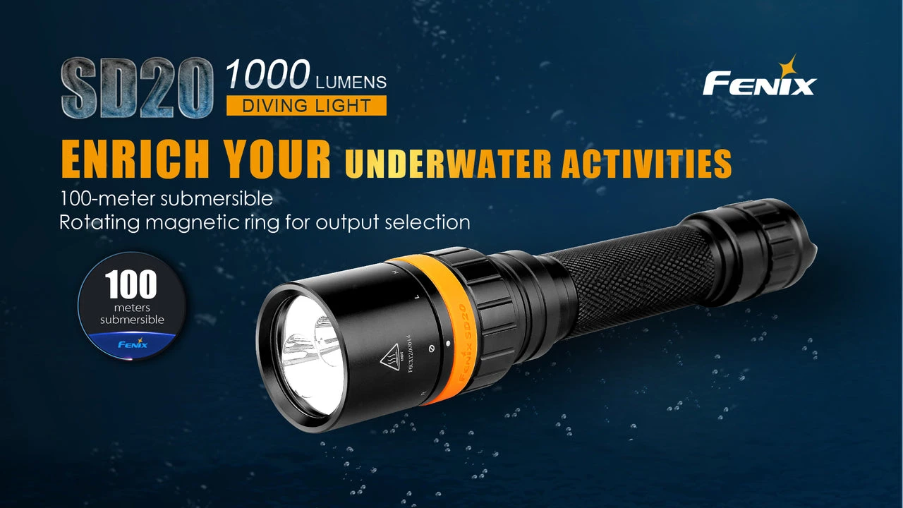 Fenix SD20 LED Diving Light - Image 15