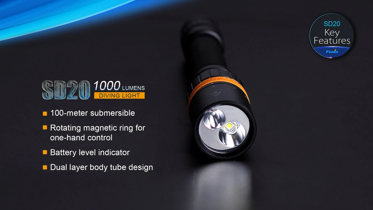 Fenix SD20 LED Diving Light - Image 13