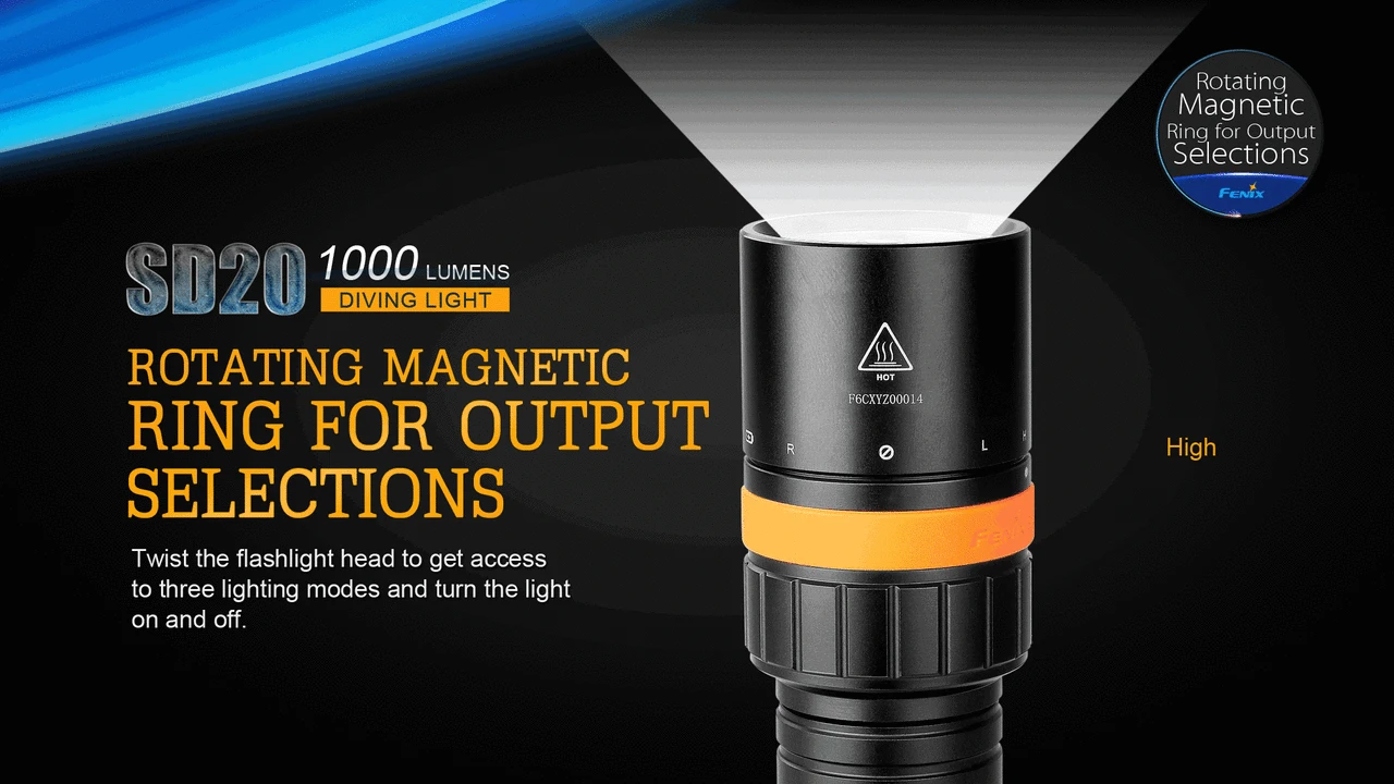 Fenix SD20 LED Diving Light - Image 11