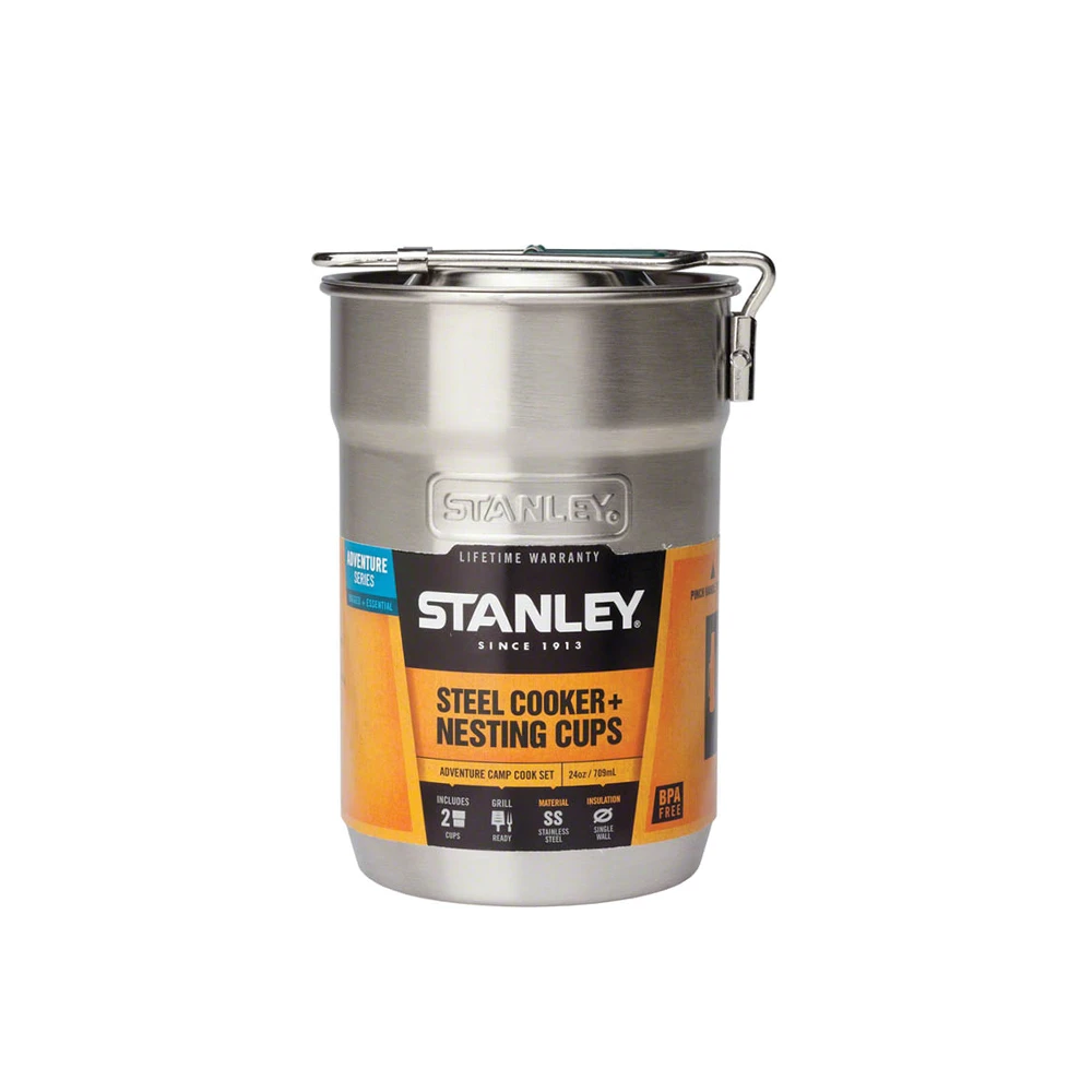Stanley Adventure Camp Cook Set - Stainless Steel 24oz - Image 2