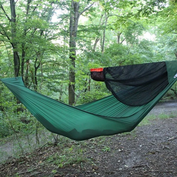 Ticket To The Moon Pro Hammock With Mosquito Net - Forest Green - Image 6
