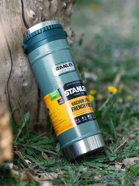 Stanley 16oz Classic Travel Press Hammertone Green - Image 7